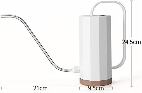 Fashion Long Spout Watering Can for Indoor Outdoor Plants 1.8L Watering Pot (White) - Image 2
