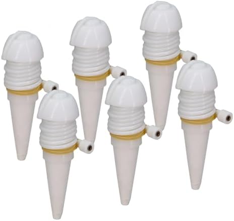 Irrigation System forgarden 1-24PCS Drip Irrigation Watering Device System for Indoor Plant Garden Ceramic Drop Kit Spike Stake Garden Sprinkler(Gx6pcs) by Unknown