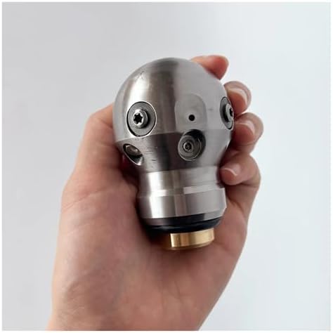 Rotating Ball Sewer Jetter Nozzle, 3/8 Female, Stainless Steel - Image 3