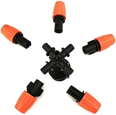 1/2" 50pcs Garden Irrigation Micro Flow Dripper,Sprinklers Emitter System Adjustable Micro Drip Head for Watering System (1) - Image 3
