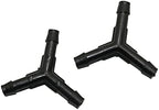 Spray Water Connection Y-shaped Barb Hose Connector Gardening Accessories Water Divider Agricultural Greenhouse Drip Irrigation Accessories 100 Pieces - Image 6