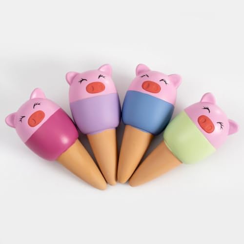 LIFKOME 4pcs Terracotta Self Watering Spikes with Pig Shape Design for Plants, Drip Irrigation Water Globes Providing Optimal Moisture Levels, Watering Tool for Indoor and Outdoor - Image 5