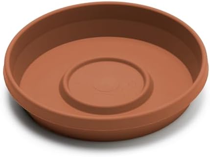 Bloem Terra Plastic Saucer Tray for 16" Terra Planters, Terra Cotta, 2-Pack - Image 3