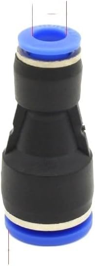 Pneumatic Fitting Pipe Air Connector Tube Quick Release Fitting Plastic Connector Hose Tube Push Pressure 4mm 6mm 8mm 10mm(PG 12-8,100 Pcs) by Unknown