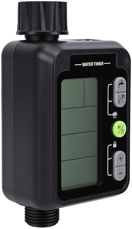 Water Timer, 9 Programmable Modes LCD Display with Rain Delay Sensor, for Outdoor Gardens Lawns Yards Vegetable Patches Orchards Greenhouses (English Version) - Image 2