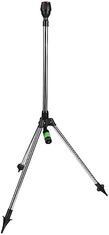 360 Degree Rotating Tripod Sprinkler for Gardens by Domary