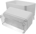 Toyvian 2 Pack Square Double Layer Self Watering Planters for Home by Toyvian