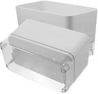 Toyvian 2 Pack Square Double Layer Self Watering Planters for Home by Toyvian