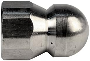 Schieffer 3/8in. x 100ft. 4000 PSI Thermoplastic Sewer Jetter Hose & 4.5 Orifice Button Nose Nozzle - Image 5