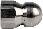 Schieffer 3/8in. x 100ft. 4000 PSI Thermoplastic Sewer Jetter Hose & 4.5 Orifice Button Nose Nozzle - Image 5