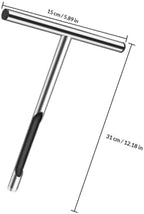 VOSAREA Stainless Steel Soil Sampler Probe 12-inch T-Handle Soil Sampling Tool for Lawn and Garden - Image 2