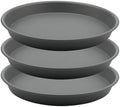 TITE Plant Saucer Heavy Large Planter Durable Thicker Plastic Plant Trays for Indoors and Outdoor,Plant Saucer Drip Trays (Grey, 16 inch) by Grandisk