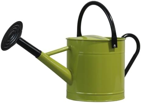 Markson Watering Can with Dual Handles and Removable Spout 1 Gallon Metal Green Black - Image 5