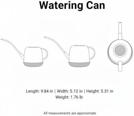 Long Spout Watering Can for Indoor Plants, Durable PP Plastic Pot Waterer with Precision Flow Control for Hanging Baskets and Dense Foliage - Image 7