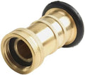 Brass Fire Hose Nozzle 1 Inch NH High Pressure Spray Brass Nozzle 1" NH/NST for Fire Hose Fireman Style Brass Nozzle 1 Inch for Use 1 Inch NH Brass Nozzle High Flow Water Sprayer Leak-Proof Brass Hose by Unknown