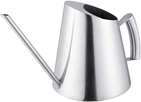Watering Can, Stainless Steel Watering Can Pot Indoor House Pl Long Spout Watering Can Modern Watering Pot 51oz/1.5L by Fdit