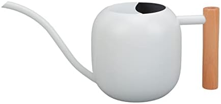 Small Watering Can Watering Pot Jug Stainless Steel Long Spout Rustproof 1200ML Capacity for Indoor Outdoor Plants Garden Home (White) - Image 6