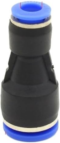 Pneumatic Fitting Pipe Air Connector Tube Quick Release Fitting Plastic Connector Hose Tube Push Pressure 4mm 6mm 8mm 10mm(PG 8-4,50 Pcs) by Unknown