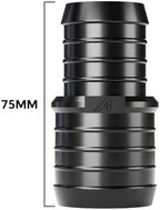 PVC Barbed Straight Pipe Reducer - Corrugated Hose Reducing Joiner & Coupling Adapter Fitting(Red,19mm to 16mm (3/4" to 5/8")) - Image 6