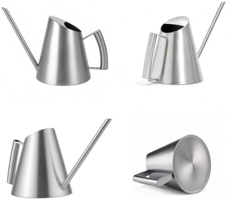 Stainless Steel Watering Can for Indoor Plant with Long, 900ML - Image 4