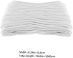 BESPORTBLE Self Watering Wick Cord for Potted Plants, Cotton Absorbent Rope 6mm X 50m, Automatic Watering Insert for Indoor and Outdoor Planters, DIY Hydroponic Plant Irrigation Tool - Image 2