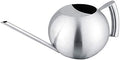 Round Watering Can, 1000mL Steel Long Mouth Small Indoor Pot by Tomotato