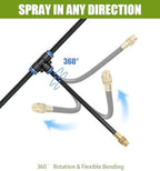 100FT 5/16" Misting Irrigation System for Garden with 40 Adjustable Nozzles - Image 4