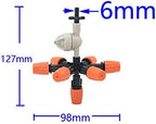Garden Misting Sprinkler Nozzle Anti Drip Atomizing Irrigation Connector - Image 6