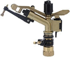 Focket Rotating Sprinkler, Strong Pressure Resistance Low Pressure Sprinkler Rock with 4 Exchangeable Nozzles for Lawn Park Sports Fields Highways Irrigation - Image 4