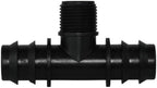 4PCS 1/2" 3/4" Threaded 16 20 25MM PE Hose Barb Tee Connector Adapter Tubing Joints Garden Drip Irrigation Coupling Repair(KSL01-298-4PCS) by Unknown