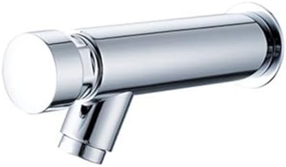 Brass Wall-Mounted Self-Closing Basin Faucet Time-Delay Push Tap For Water Conservation Single Cold 1/2 Inch Interface(4.5cm) - Image 3