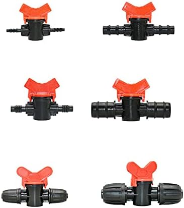 Hose Connector Adapter 20 Garden Taps 4/8/10/12/16/20mm Hose Water Valve PE Pipe Home Garden Greenhouse Micro Irrigation (Color : 20mm x 25MM) by Unknown