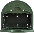 Vego Garden Hose Hanger Hangout with 115 ft of 5/8" Capacity And Enclosed Storage Compartment (Seaweed Green) - Image 2