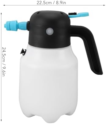 1.8L Electric Foam Sprayer, 2000mAh Portable Rechargeable Cordless Pressurized Spray Foam Cannon Handheld Foaming Spray Bottle for Car Washing Garden - Image 4