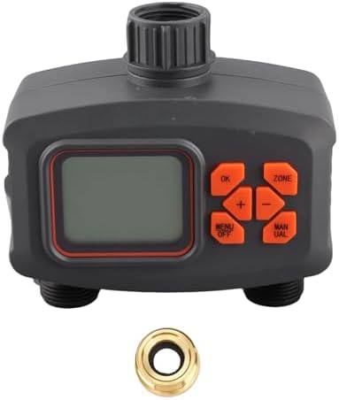 Water Timer for Garden Hose, 2 Zone Sprinkler Timer Automatic Irrigation System for Outdoor Yard Lawn Pool with G3/4 Male to G1/2 Female - Image 7