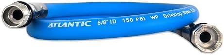 Atlantic RV Drinking Water Hose 4 ft, Lead, BPA, Phthalate-Free & PVC-Free by Atlantic