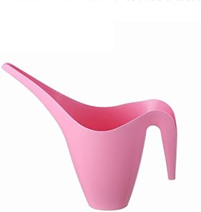 Household Long Mouth Watering Kettle Plastic Watering Can Large Capacity 1.8L Garden Watering Pot (Color : Blue) (Pink) by Unknown