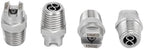 10 Pcs 1/4" High Pressure Cemented Carbide Flat Fan Nozzle 15 Degrees Stainless Steel Anti-clogging Spray - Image 6
