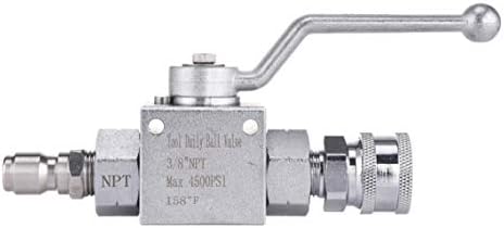Tool Daily High Pressure Washer Ball Valve Kit, 3/8 Inch Quick Connect - Image 3