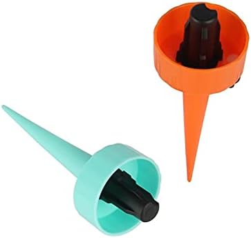 Garden Lawn Sprinkler Irrigation System Automatic Drip Irrigation System Plant Waterer Adjustable Automatic Watering Device Household Garden Plants Pointed Cone Dripper 5 Pieces (Color : YEL - Image 5