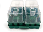 Vego garden Seedling Suite Products, 4 Pack Standard Seedling Trays with Seedling Tray Lids and 10" x 10" Bottom Watering Trays - Image 7