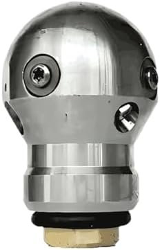 3/8 Rotating Sewer Nozzle, Stainless Steel, 360° Jet by Unknown