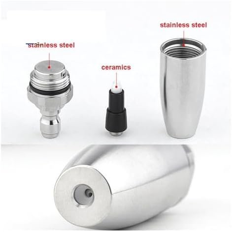 CS 250bar 3625psi High Pressure Spray Rotary Stainless Steel Turbo Jet Nozzle with 1/4 Quick Connect(250bar 040) - Image 4