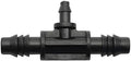 Pipe Tee Thread Joints Hose Barb Fittings Garden Reducing Connector 3/8 to 1/4 Inch for 4mm Drip Irrigation Water Splitter Pack of 10 Black by Unknown