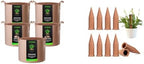 VIVOSUN 5-Pack 5 Gallons Grow Bags and 10Pcs Self-Watering Spikes, 7 Inch Hexagonal Terracotta Watering Stakes, Auto-Water Device, Planter Insert for Indoor & Outdoor Potted Plants by VIVOSUN