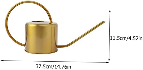 Watering Can Stainless Steel with Long Spout, 1300ml Garden Pot - Image 2
