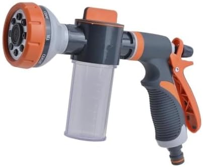 Garden Hose Foam Nozzle, 8 Spray Patterns, 3-grade foam control by Unknown