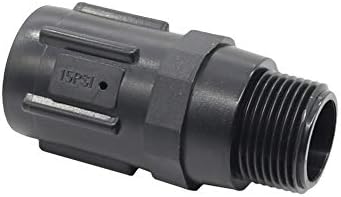 Leak-proof pipe hose fittings Preset Pressure Regulators with 3/4" FHT x MHT Hose Thread Reduces Incoming Water Pressure 15PSI To 45PSI Garden Watering 10 Pcs ( Color : 20PSI , Diameter : 3/4'' ) by XINHUIPART