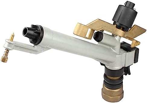 1.5" Irrigation Spray Gun 360° Rotating Large Area Agricultural Sprinkler Adjustable Impact Sprinkler Gun High Pressure Water Gun Watering Spray Tool for Garden Farm Lawn Irrigation - Image 5