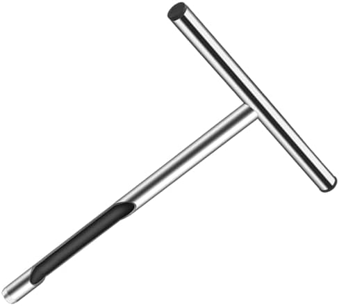 VOSAREA Stainless Steel Soil Sampler Probe 12-inch T-Handle Soil Sampling Tool for Lawn and Garden by Vosarea